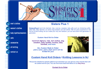 click to view the website SistersPlus1.com